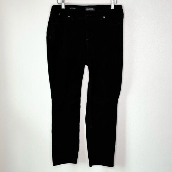 Talbots Flawless Five Pocket Black Corduroy Straight Leg Pants - Women’s US 12P - Picture 2 of 10